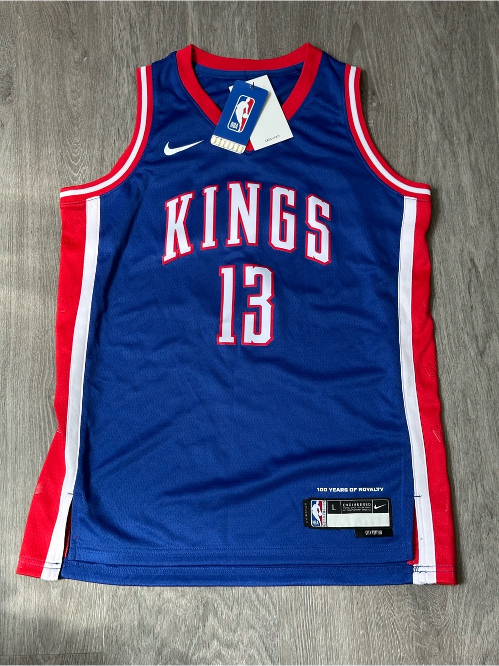 Nike | Youth Kings #13 Murray City Edition Basketball Jersey | Size L 14/16 NWT